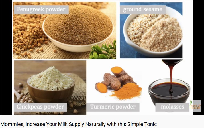 Mommies, Increase Your Milk Supply Naturally with this Simple Tonic