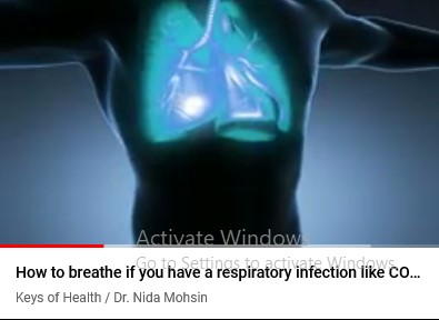 How to breathe if you have a respiratory infection like COVID 19